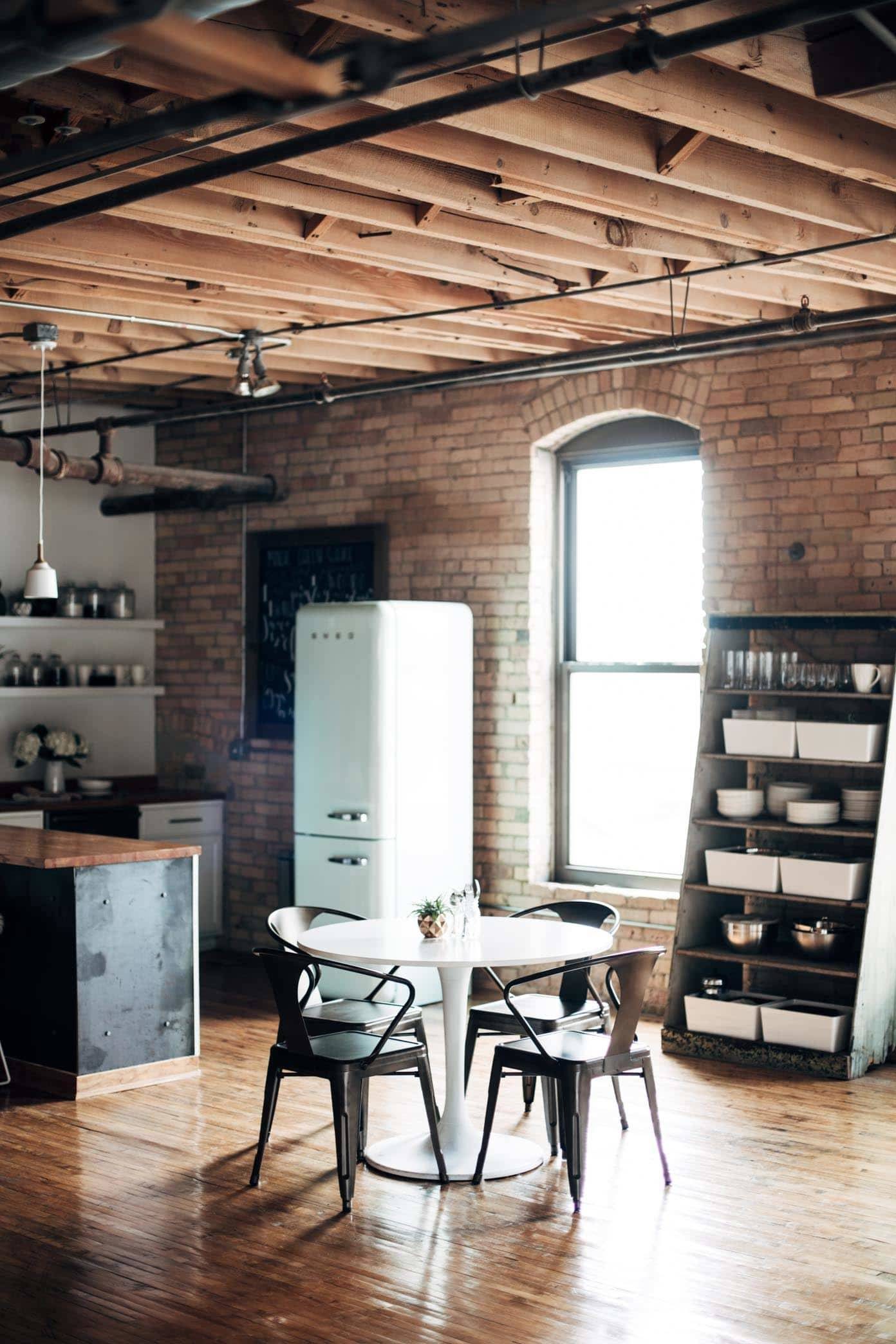 Industrial kitchen.